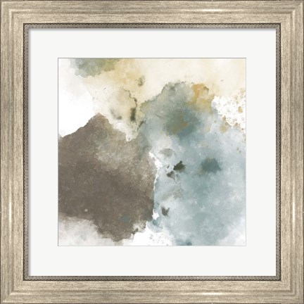 Framed Fading Pieces II Print