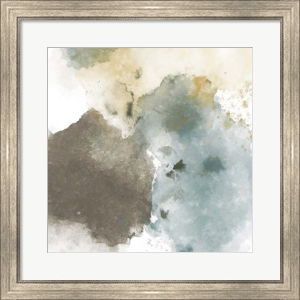 Framed Fading Pieces II Print