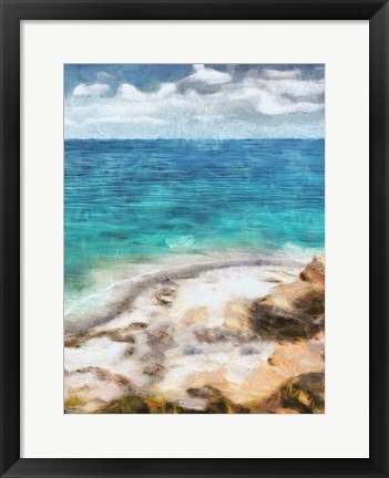 Framed Seaside Views II Print