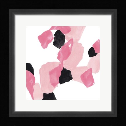 Framed Salon Rouge III Print