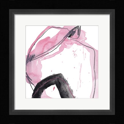 Framed Salon Rouge IX Print