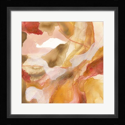 Framed Sunset Marble II Print