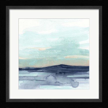 Framed Ocean Morning Mist II Print