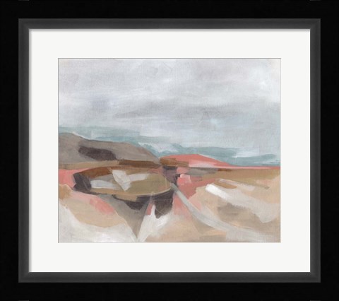 Framed Tectonic Plateau I Print