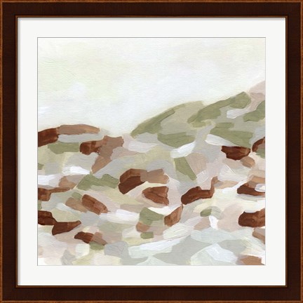 Framed Hillside Mosaic II Print