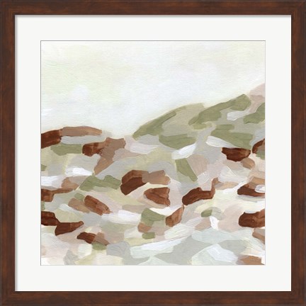 Framed Hillside Mosaic II Print