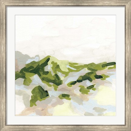 Framed Emerald Hills I Print