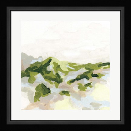 Framed Emerald Hills I Print
