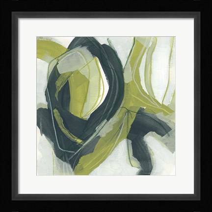 Framed Verdigris Motion IV Print