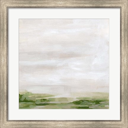 Framed Marsh Horizon I Print