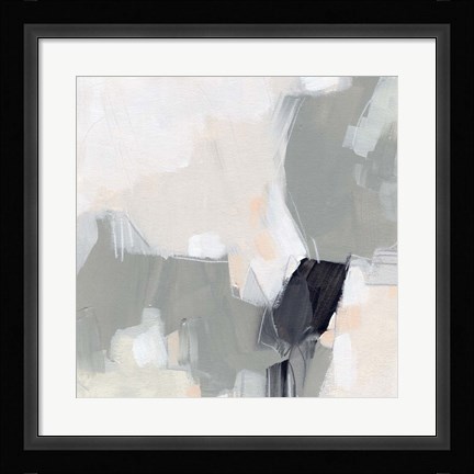 Framed Neutral Echo II Print