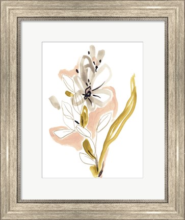 Framed Liminal Floral II Print
