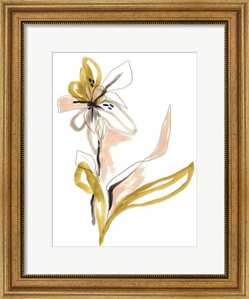 Framed Liminal Floral III Print