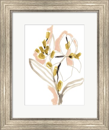 Framed Liminal Floral IV Print
