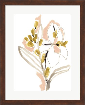 Framed Liminal Floral IV Print