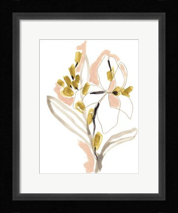 Framed Liminal Floral IV Print