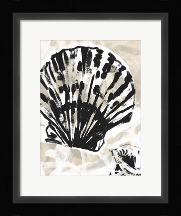 Framed Sea Scumble I Print