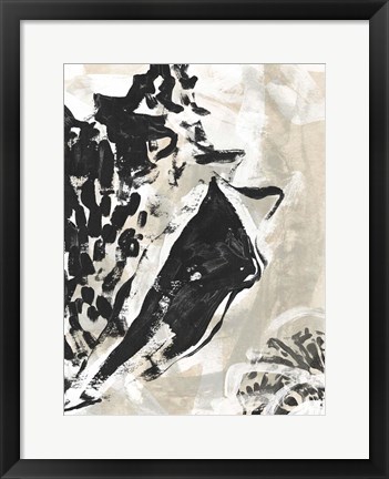 Framed Sea Scumble III Print