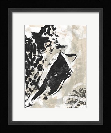 Framed Sea Scumble III Print