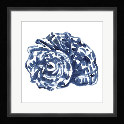 Framed Beach Brushwork II Print