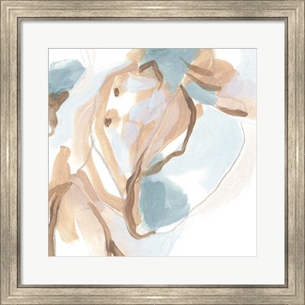 Framed Abstracted Shells II Print