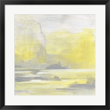 Framed Citron Shore II Print