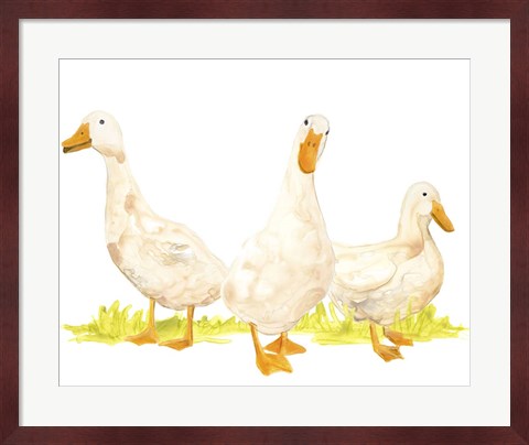 Framed Quack Squad I Print