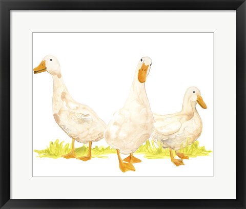 Framed Quack Squad I Print