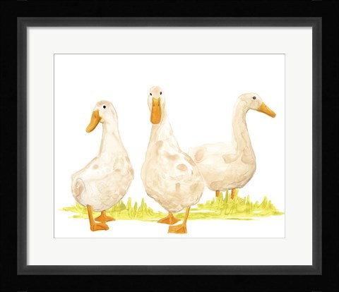 Framed Quack Squad II Print