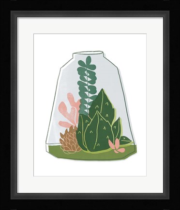 Framed Terrarium Cameo IV Print