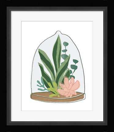 Framed Terrarium Cameo VII Print