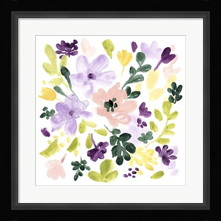 Framed Lavender Meadow II Print