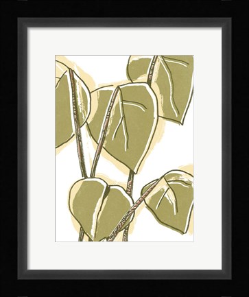 Framed Tropical Offset II Print