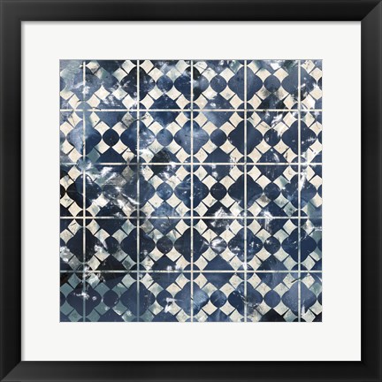 Framed Tile-Dye V Print