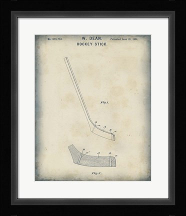 Framed Patented Sport III Print