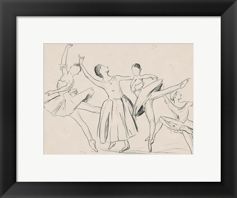 Framed La Ballerine I Print