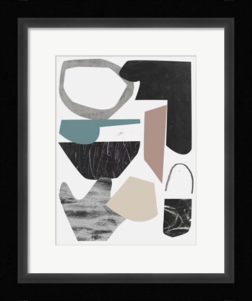 Framed Underground Shapes III Print