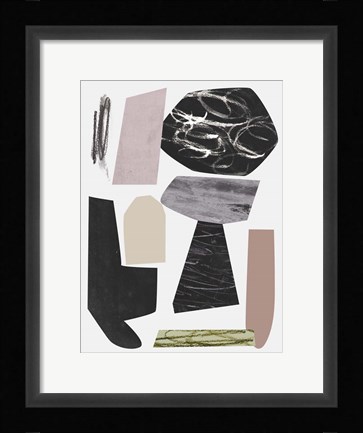 Framed Underground Shapes IV Print