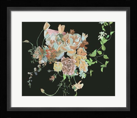Framed Blooming in the Dark II Print