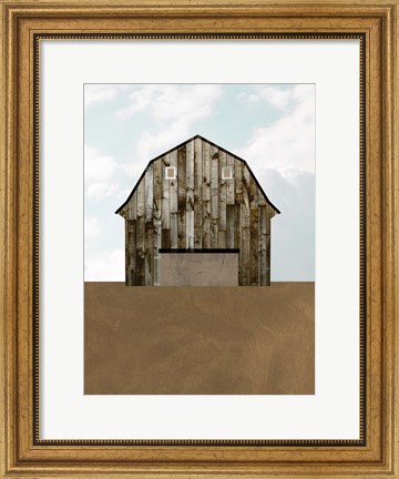 Framed Barn&#39;s Portrait I Print