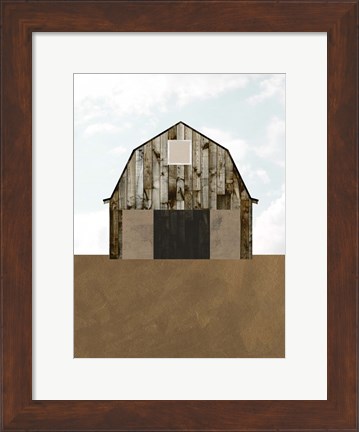 Framed Barn&#39;s Portrait II Print