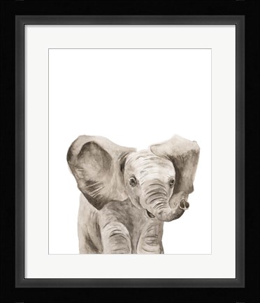 Framed Safari Animal Portraits III Print