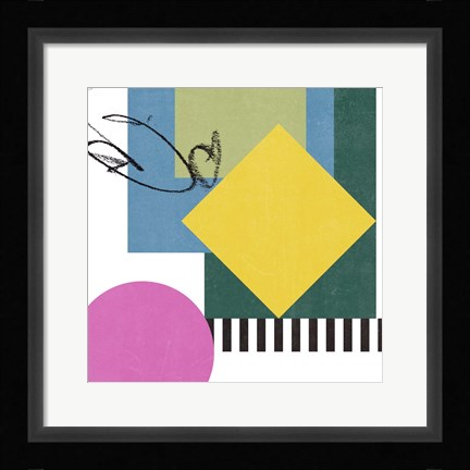 Framed Pianist IV Print