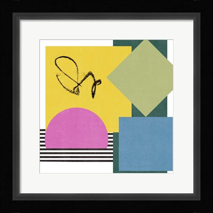 Framed Pianist V Print