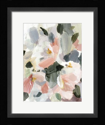 Framed Soft as Petals II Print