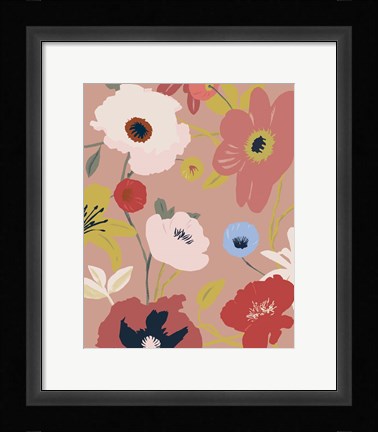 Framed Merry Mallow I Print