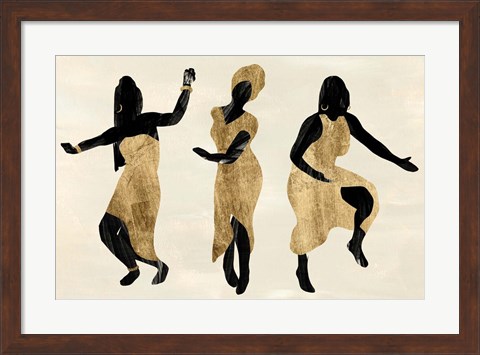 Framed Celebration Dance I Print