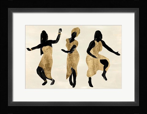 Framed Celebration Dance I Print