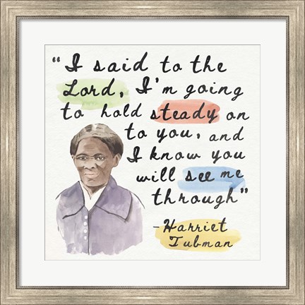 Framed Harriet Tubman I Print