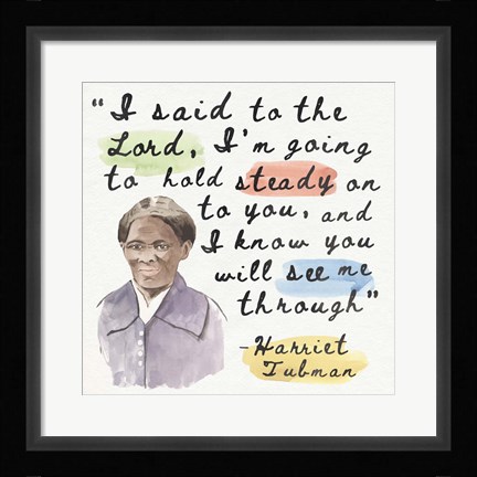 Framed Harriet Tubman I Print
